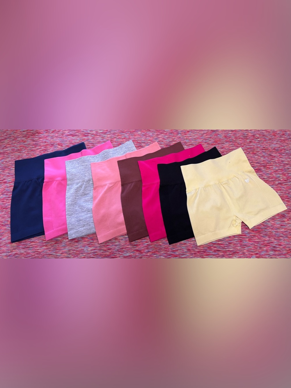Forever 21 Seamless High Waisted Ribbed Biker Shorts Bundle Lot of 8 Size Small